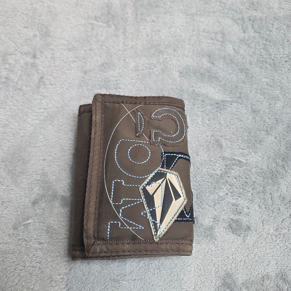 Volcom Tri-Fold Wallet Embroidered Graphic/Stone Logo